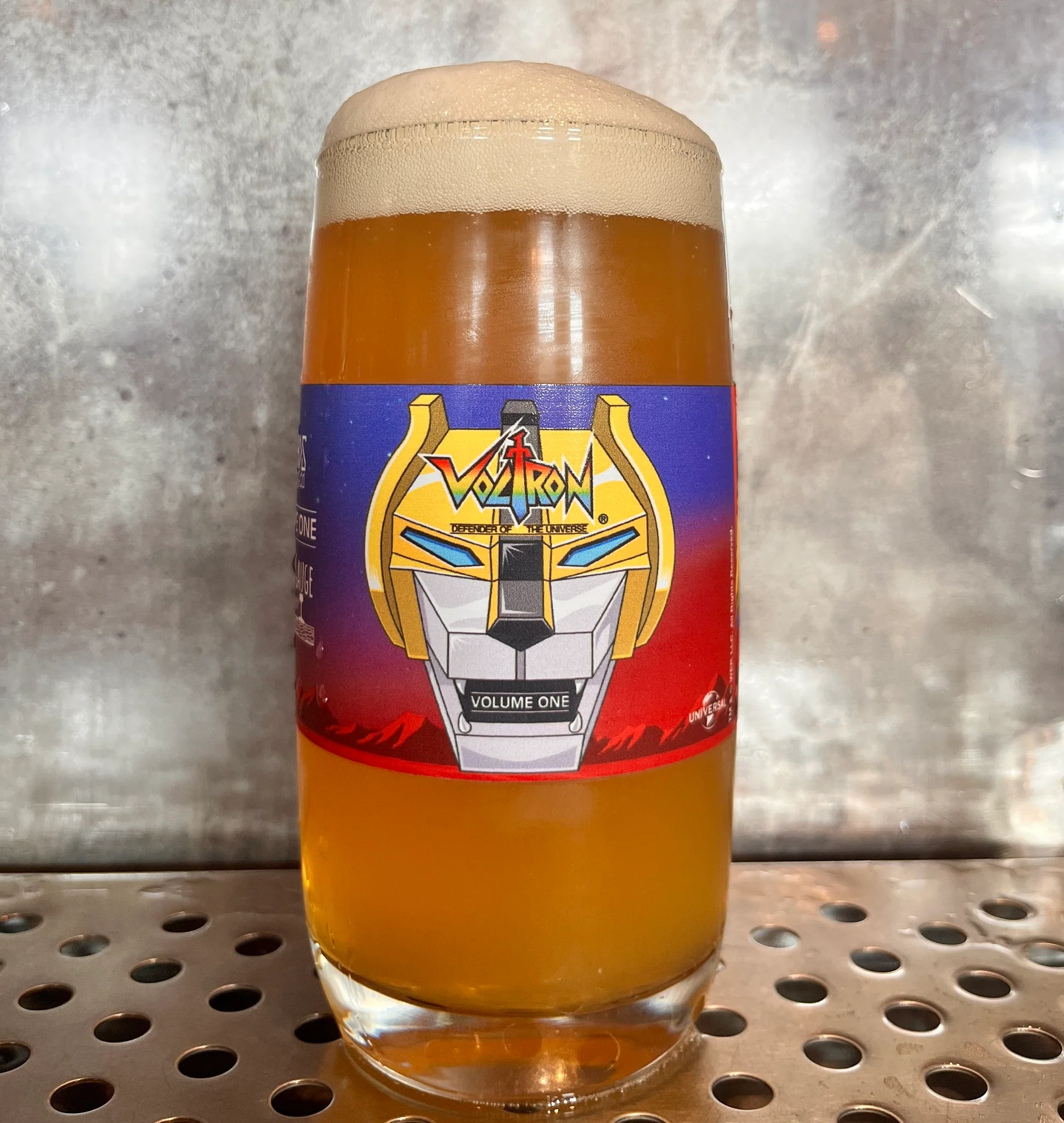 4 Hands Brewery Voltron Yellow Lion Glass - Image 2