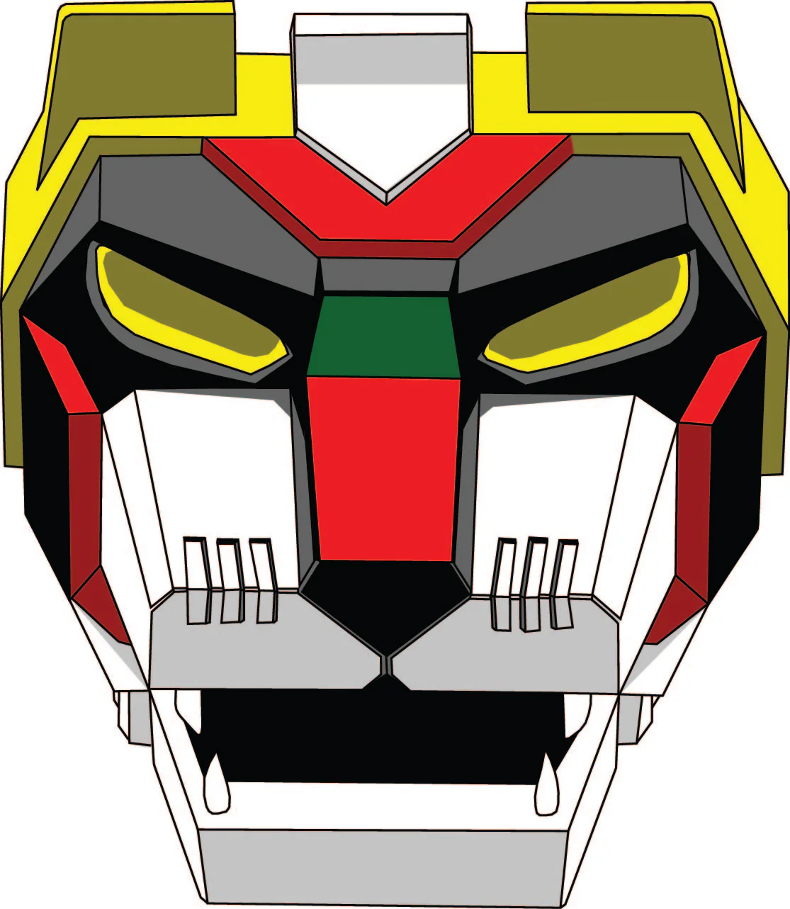 5 pack Voltron Lion Face Mask - Image 2