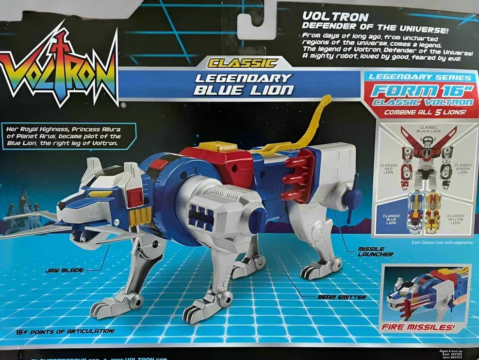 Voltron 40th Anniversary Classic Blue Lion by Playmates - Image 2